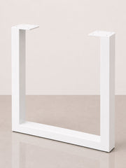 U-formede Wide bordben, 45 cm – Milky White