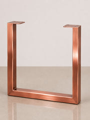 U-formede Wide bordben, 45 cm – Copper