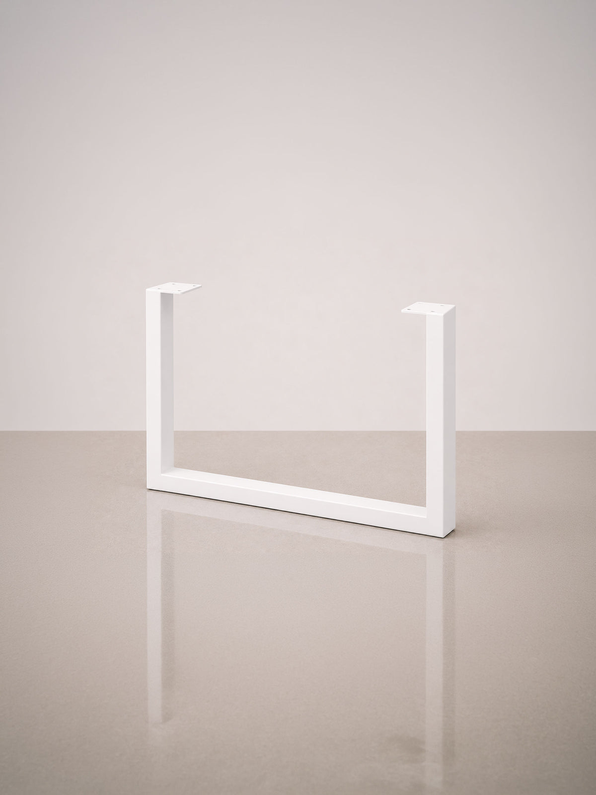 U-formede Wide bordben, 71 cm – Milky White