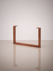 U-formede Wide bordben, 71 cm – Copper