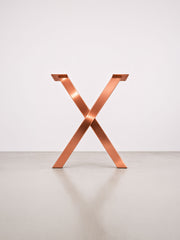 X-formede bordben, 71 cm – Copper