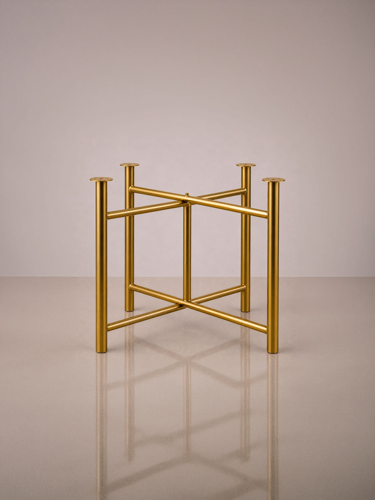Cross bordben, 71 cm – MESSING