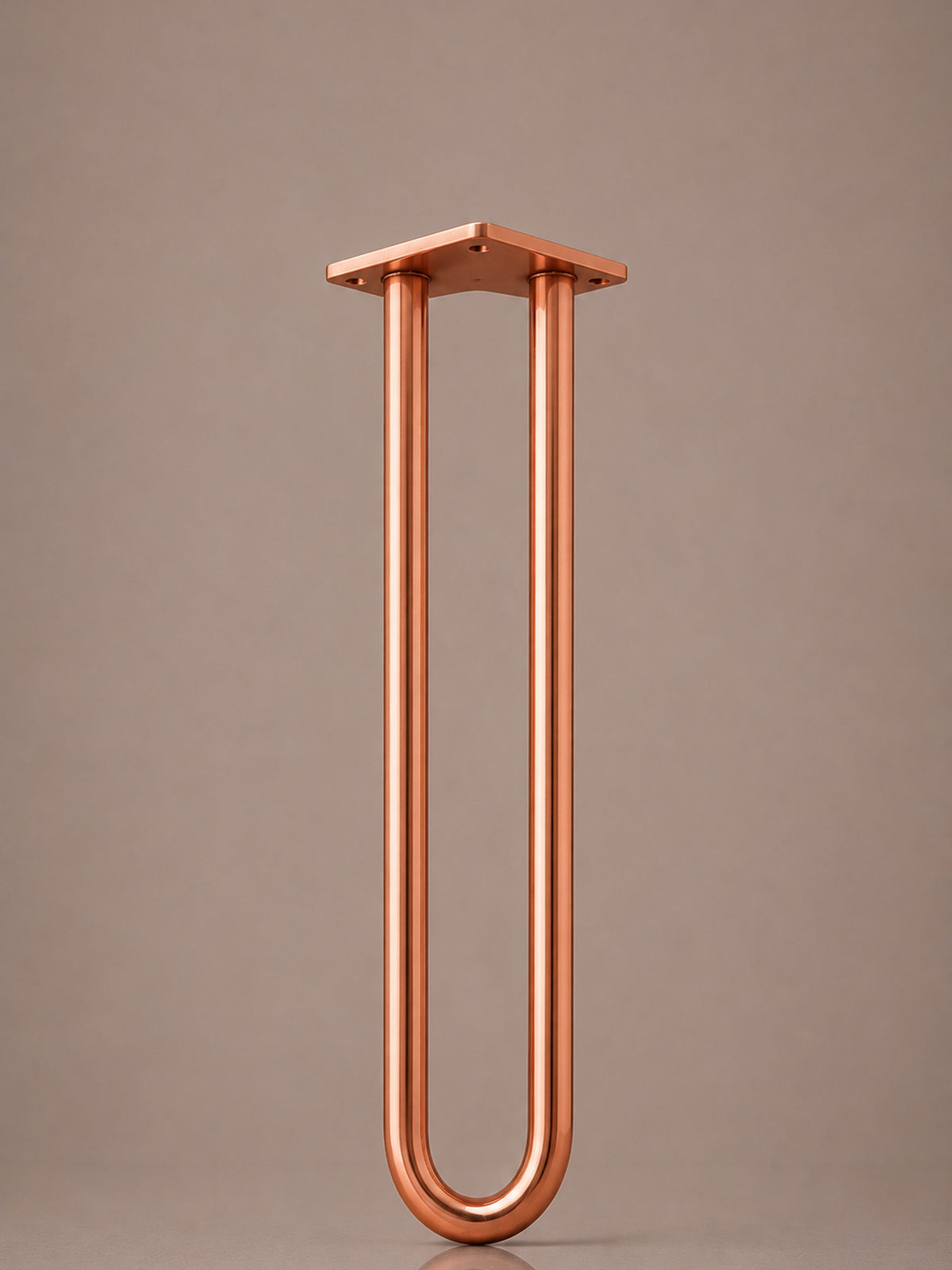 Hairpin bordben, 2 stænger, 51 cm - Copper