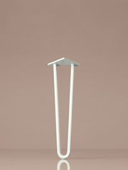 Hairpin bordben, 2 stænger, 51 cm - Milky White