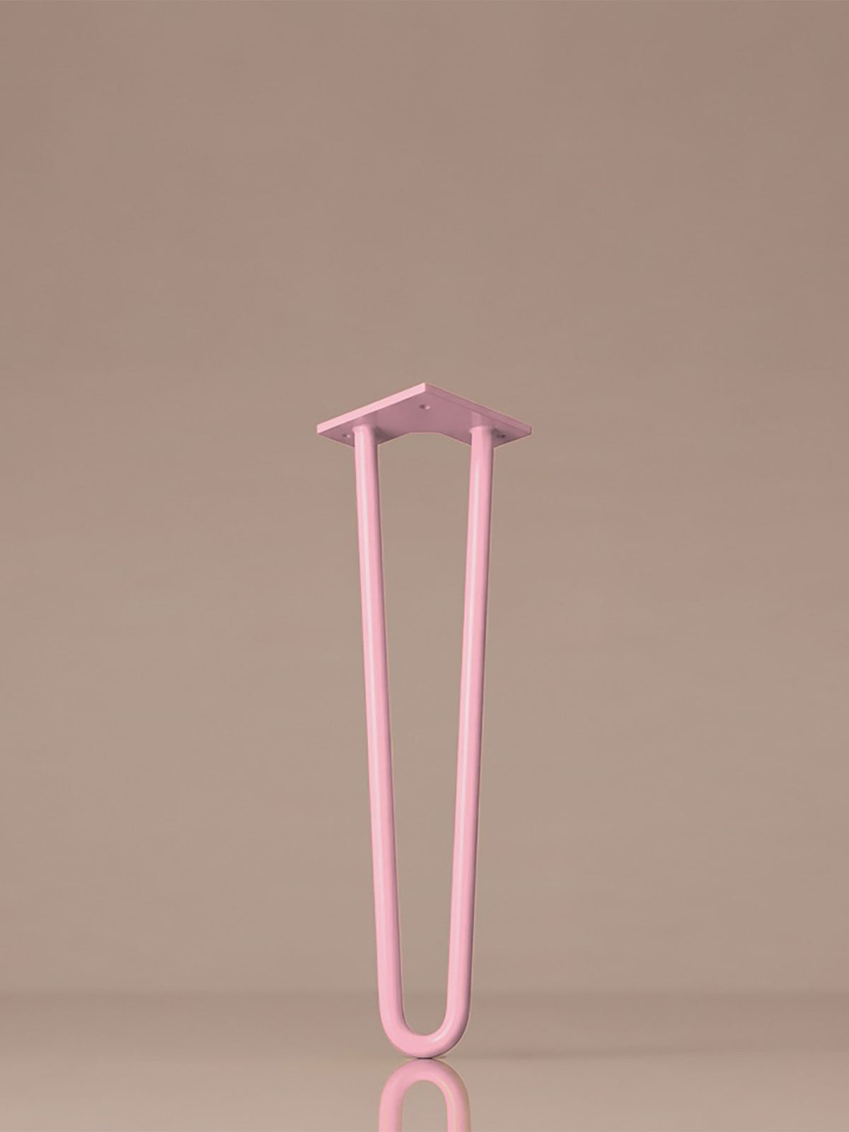 Hairpin bordben, 2 stænger, 51 cm - Macaron pink