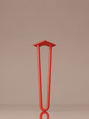 Hairpin bordben, 2 stænger, 51 cm - Lipstick Red