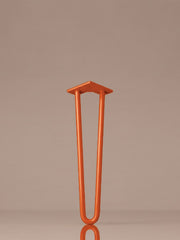 Hairpin bordben, 2 stænger, 51 cm - Sunset Orange