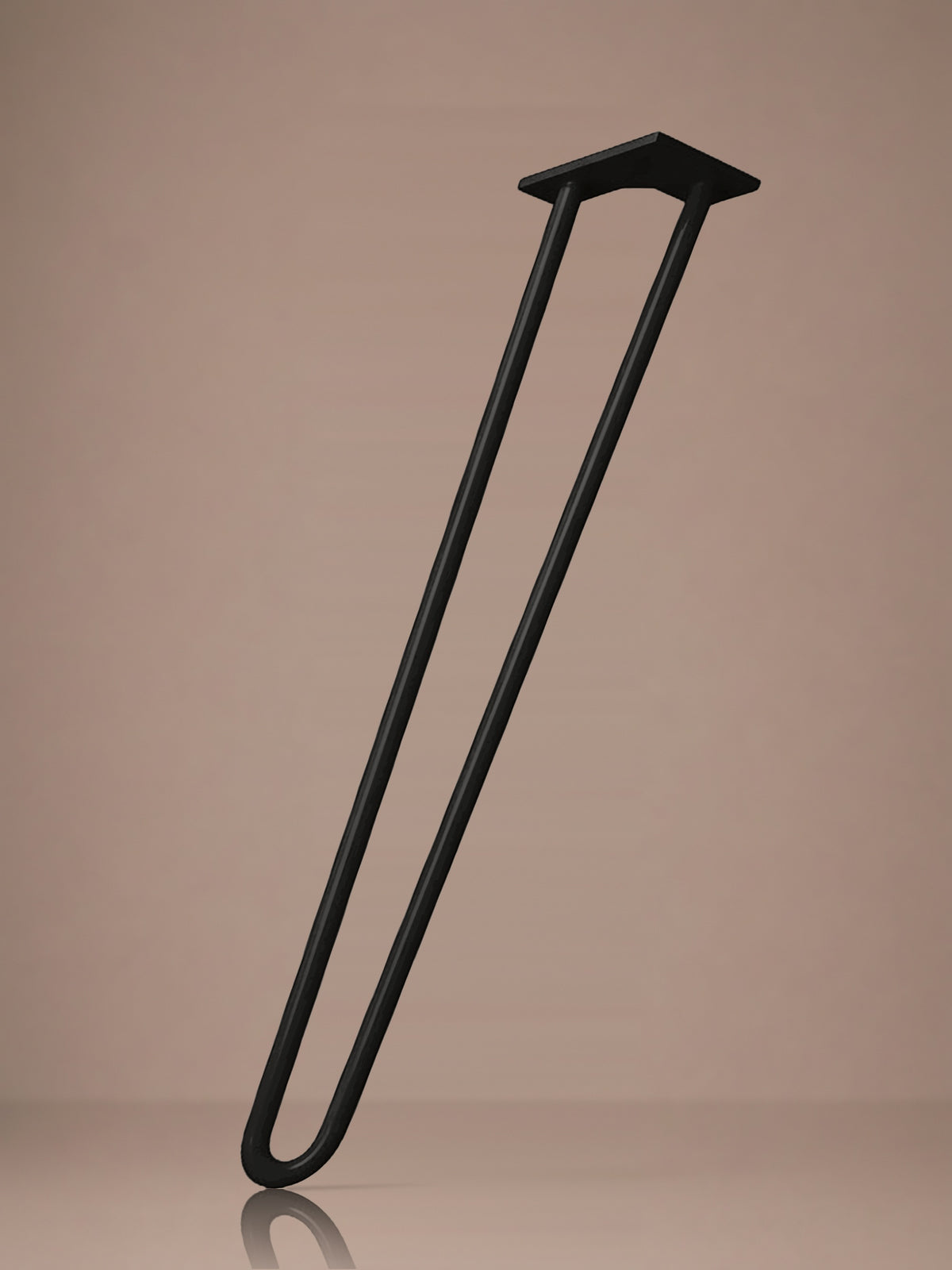 Hairpin bordben, 2 stænger, 71 cm, skrå – Late Night Black