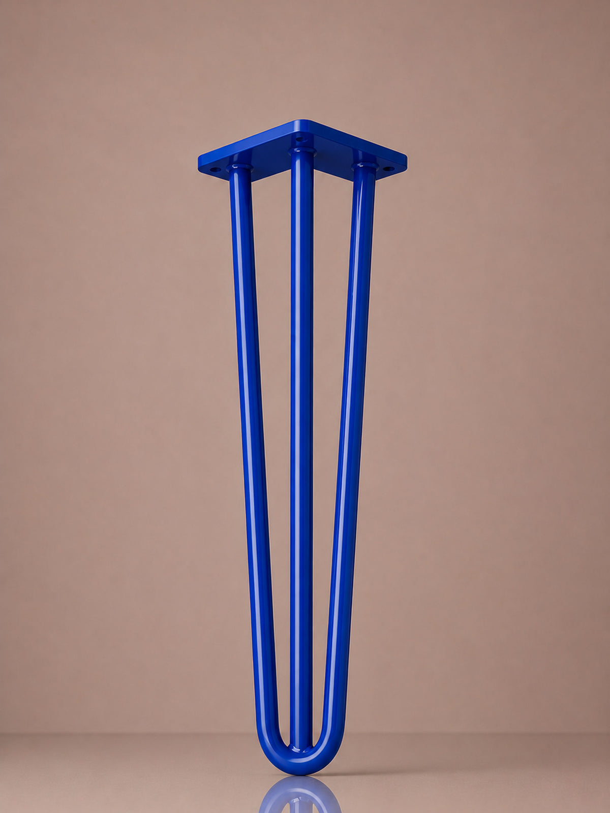 Hairpin bordben, 3 stænger, 51 cm Royal Blue
