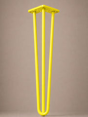 Hairpin bordben, 3 stænger, 71 cm - Optimistic Yellow