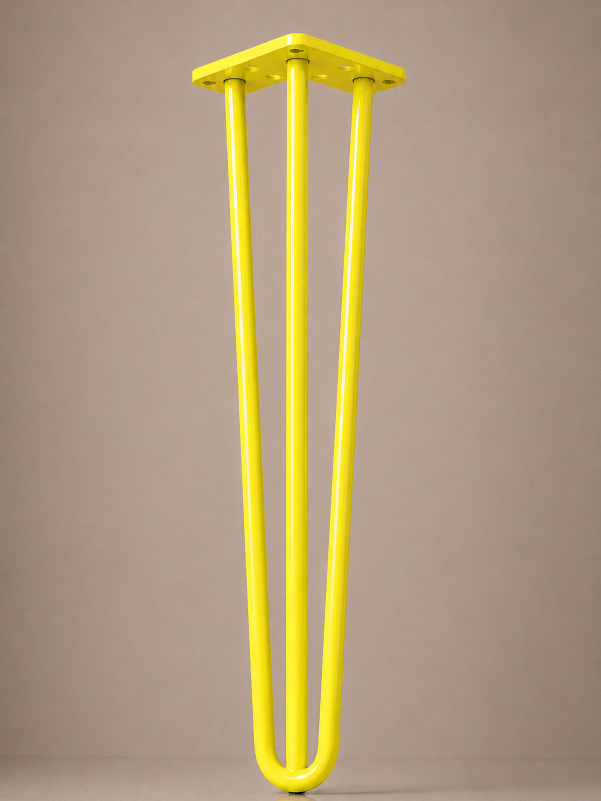 Hairpin bordben, 3 stænger, 71 cm - Optimistic Yellow