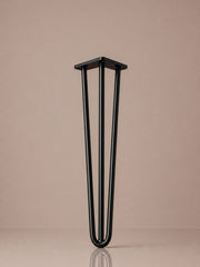 Hairpin bordben, 3 stænger, 51 cm Late Night Black