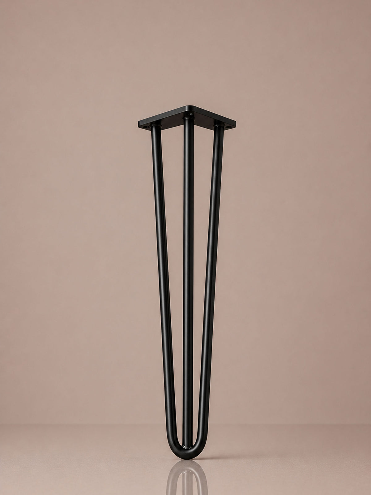 Hairpin bordben, 3 stænger, 51 cm Late Night Black