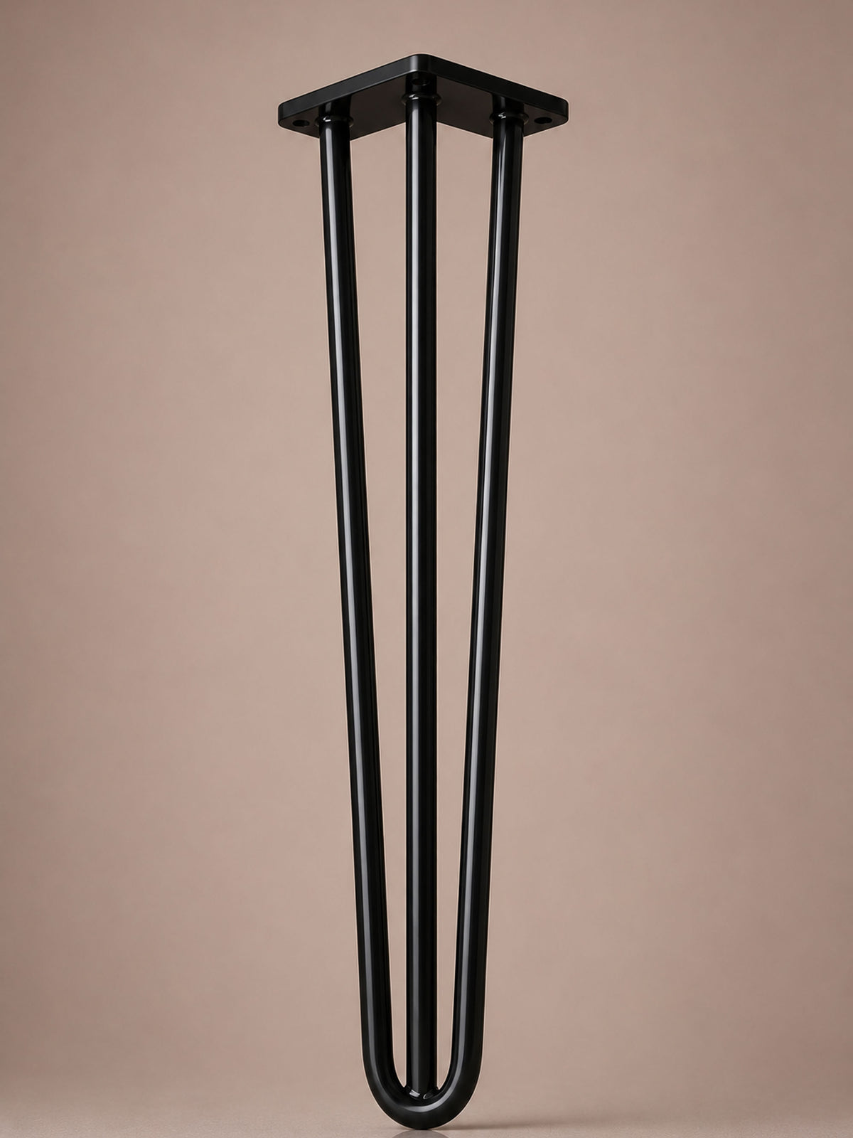 Hairpin bordben, 3 stænger, 71 cm - Late Night Black