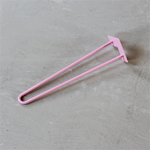 hairpin bordben pink 51cm 2 stænger